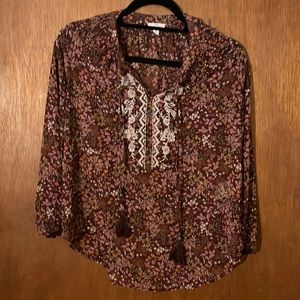 Floral blouse - size small